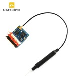 Original MATEK ELRS-R24-P6 R24-P6 EXPRESSLRS 2.4GHz PWM Antenne Connecteur Support 2 ~ 8S VBat Tension RC Drone Pièces